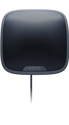 Система безпеки Ajax StreetSiren Fibra (Дротова вулична сирена) 